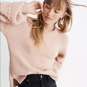 Madewell bobble sleeve sweater